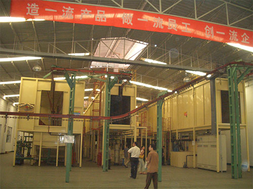 電泳涂裝生產(chǎn)線的工藝流程