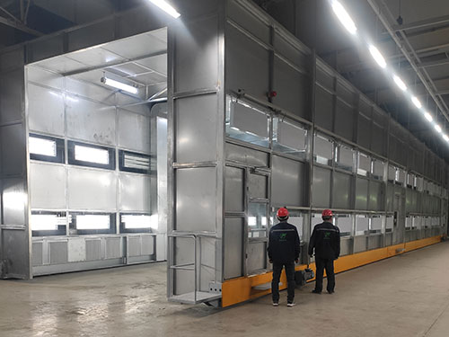 整體移動(dòng)式噴漆房的地面導(dǎo)軌設(shè)計(jì)對(duì)場(chǎng)地平整度的要求